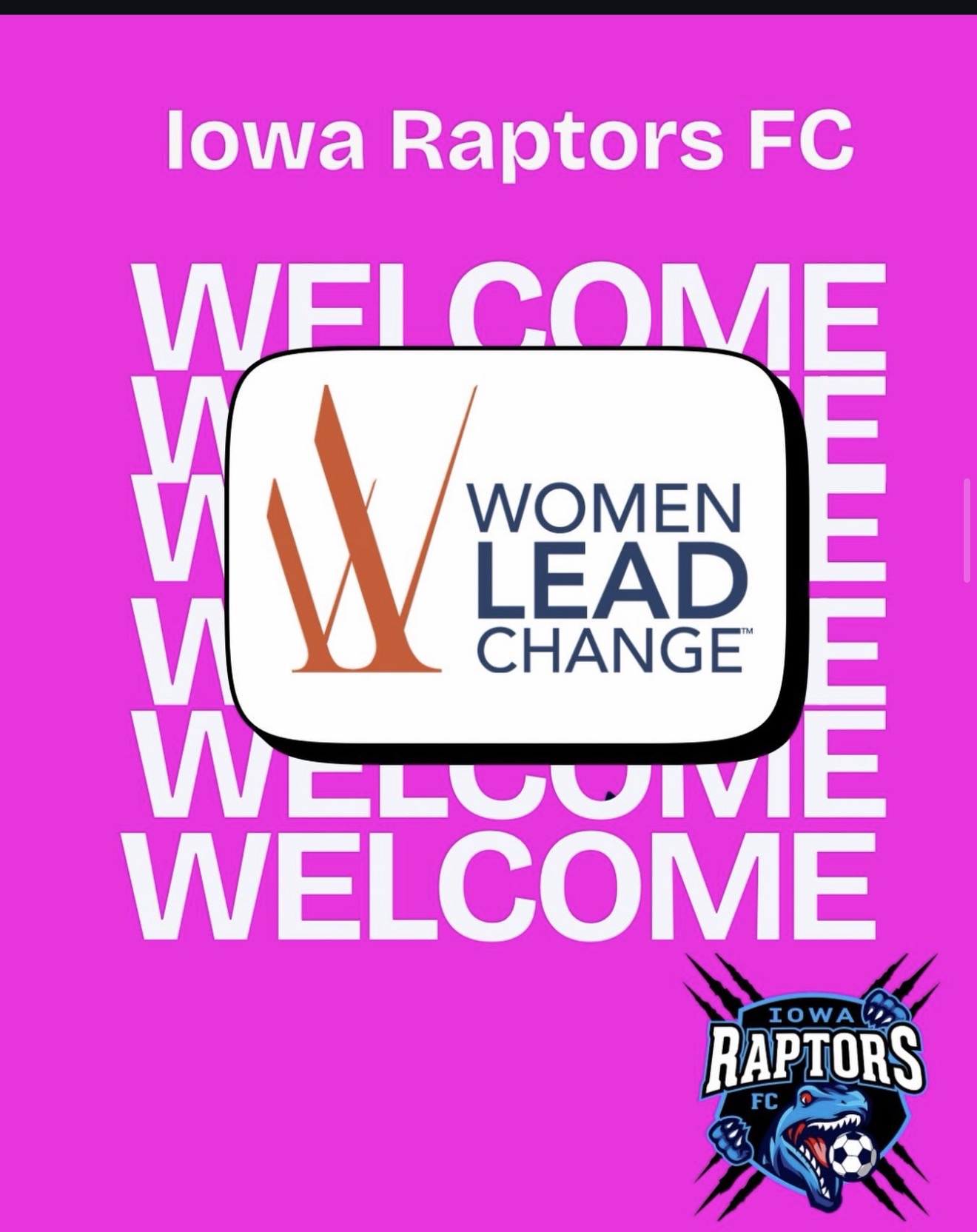 Women Lead Change sponsorship announcement